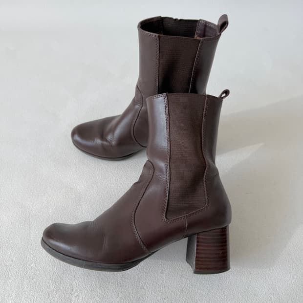 [235]쿠에른(CUEREN) 레더 첼시 부츠