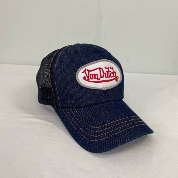 본더치 Von Dutch 데님 트러커캡 