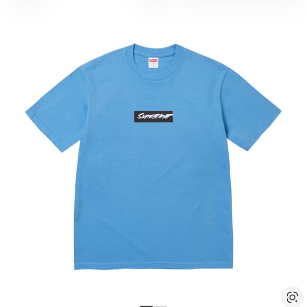 슈프림 퓨추라 박스로고 티셔츠 브라이트 블루 - 24SS