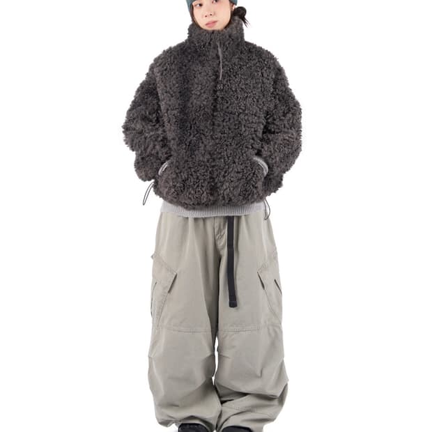 릿킴 모래하우스 퍼 집업 자켓