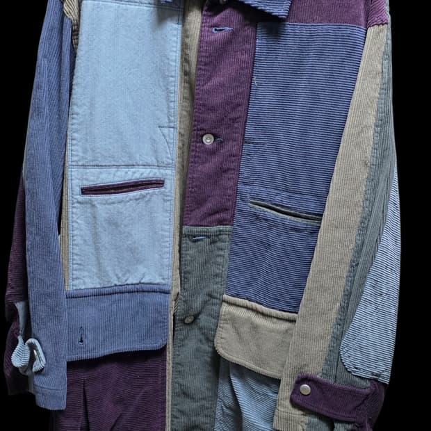 네이머클로딩 패치워크 코트