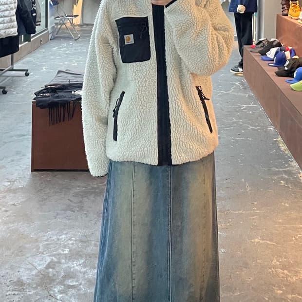 칼하트 WIP 프렌티스 라이너 플리스 자켓 H1168