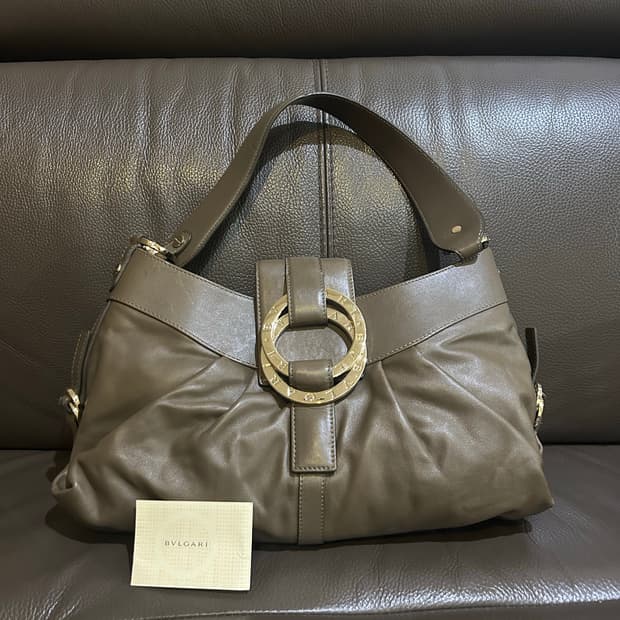명품 불가리 정품 찬드라 비제로원 레더 숄더백 핸드백 가방