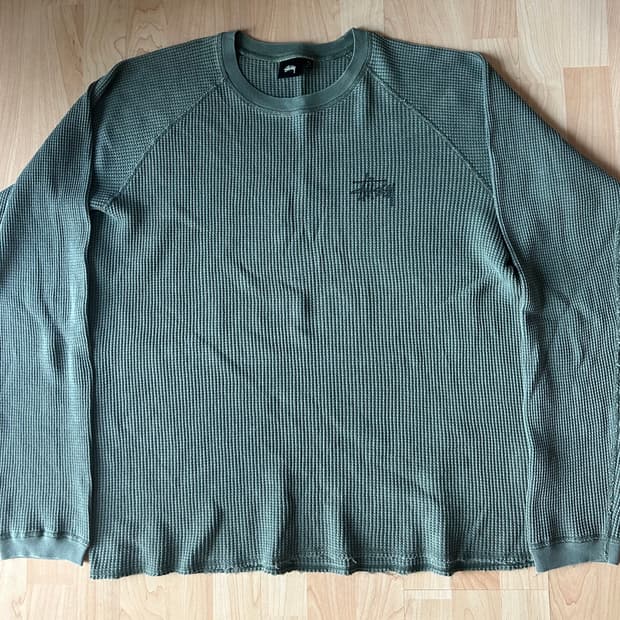 스투시 와플니트