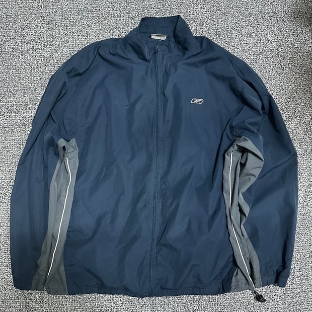 (XL추천) 리복 배색 오버핏 바람막이 자켓