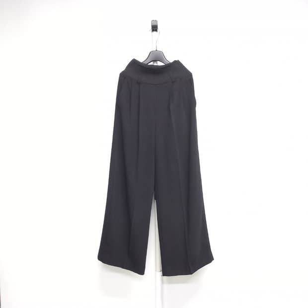 시스템 춘하 쉬폰 하이웨스트 핀턱 와이드 통핏팬츠 55