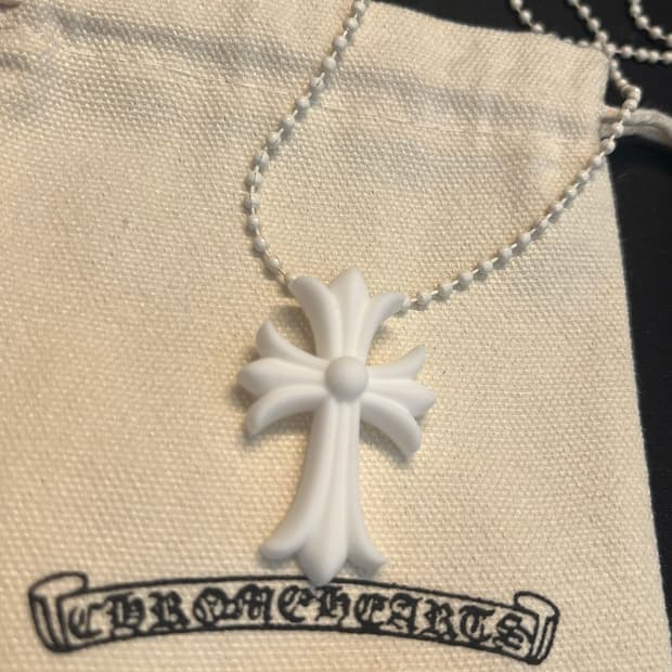 급처 크롬하츠 실리크롬 목걸이 화이트