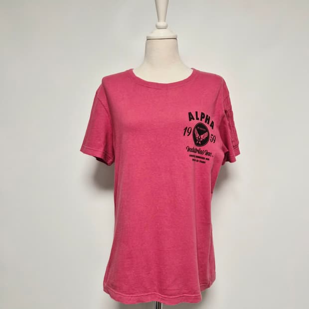 알파인더스트리 소매포켓 m사이즈 티셔츠