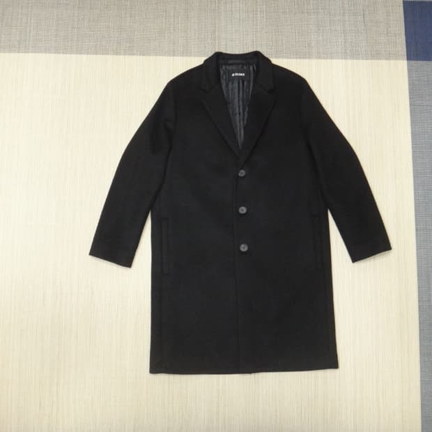 (S사이즈) 인사일런스 울 캐시미어 혼방 싱글 코트