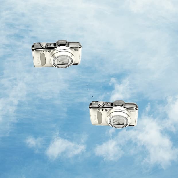 팝업플래시&희귀!) FujiFilm Finepix F600 디카 카메라