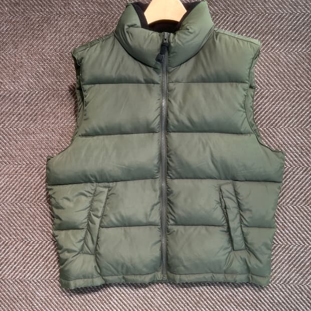 High garment 다운 베스트