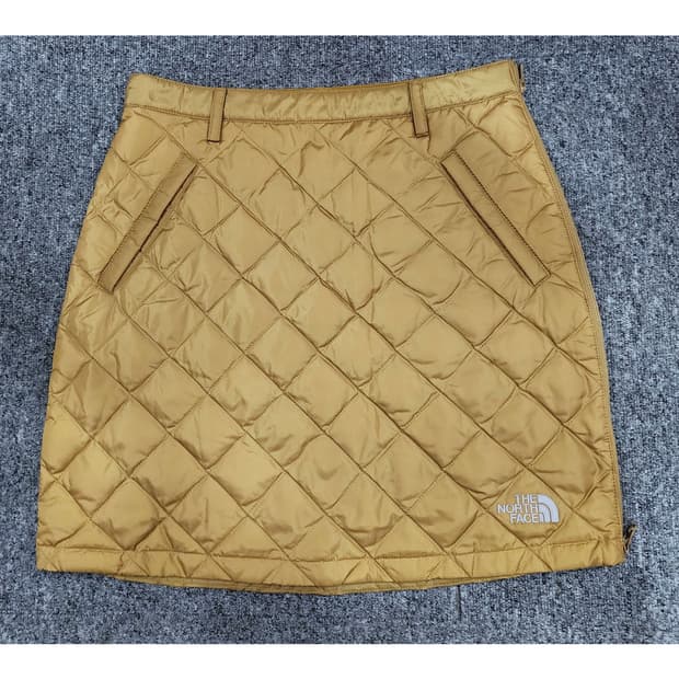 노스페이스 올리비아 다이아몬드 퀼팅 구스다운 패딩 치마 67