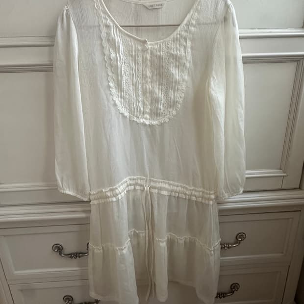 빈티지 모리룩 레이어드 원피스