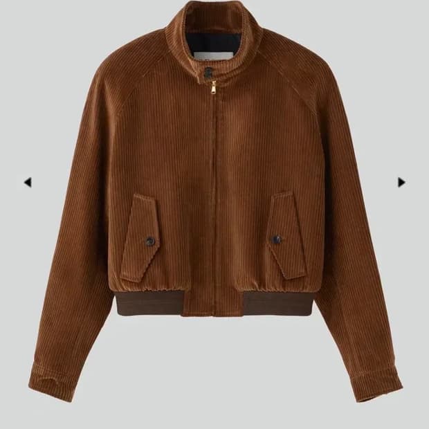 렉토 코듀로이 해링턴 자켓 XL