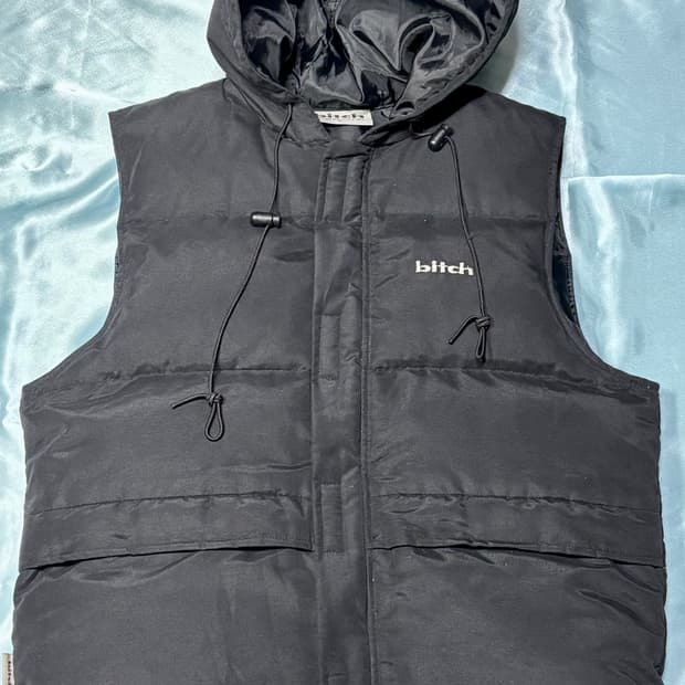 90s bitch skateboards 비치 스케이트보드 패딩 베스트