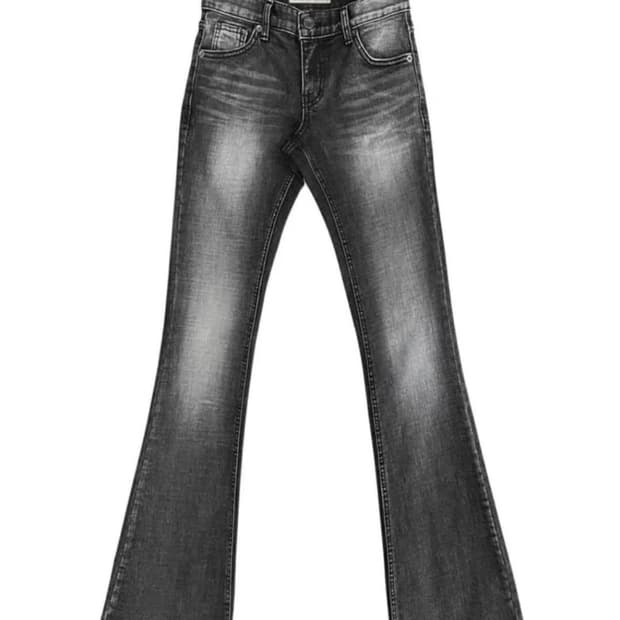 보헤미안서울 그레이 데님 팬츠 m