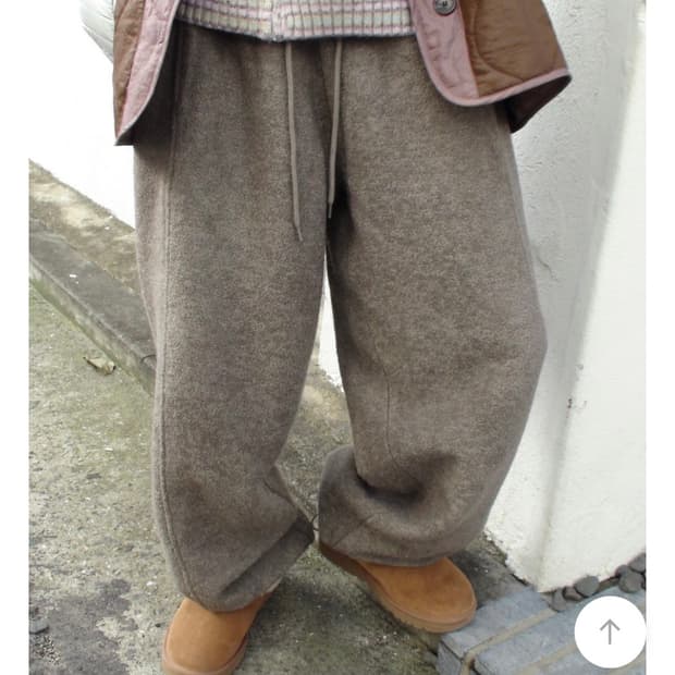 울 혼방 스웻팬츠