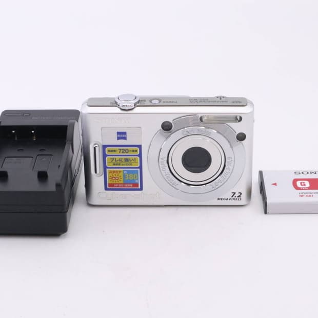 SONY DSC-W35 소니 사이버 샷 컴팩트 디지털 카메라 실버