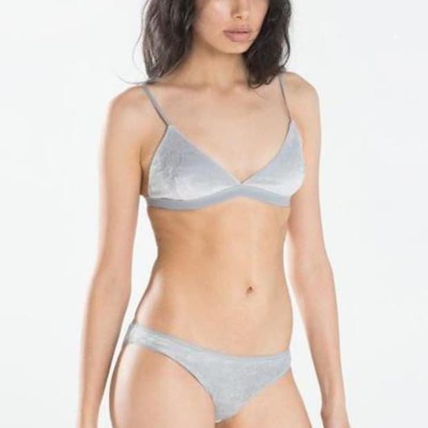 *해외출국으로 판매중단예정* 베이스레인지 미시시피 벨벳 브라렛 세트