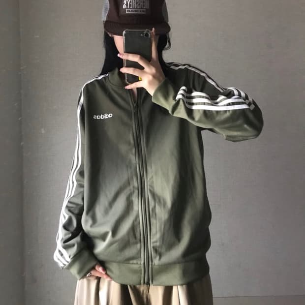 아디다스 카키 인기 져지