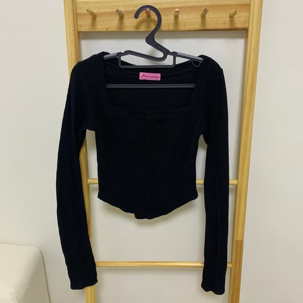 플리즈노팔로우 바비탑 새상품 블랙