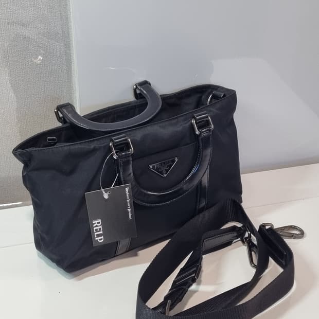 정품 프라다 미니보스턴백 크로스