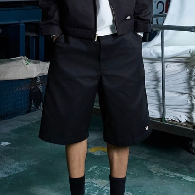 디키즈 42283 루즈핏 워크쇼츠 Black