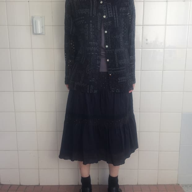 Punching pattern jacket