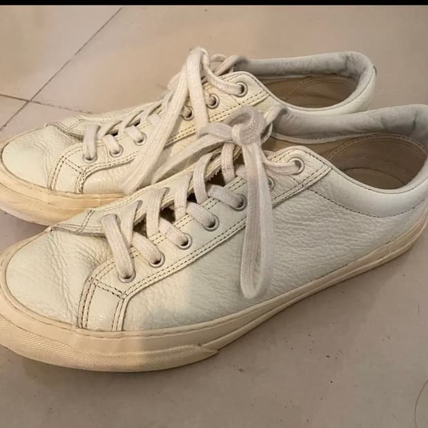 캐치볼 레더 스니커즈