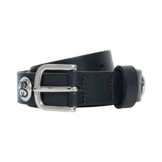 스투시 ss 링크 스터드 벨트 블랙 새상품 s/m