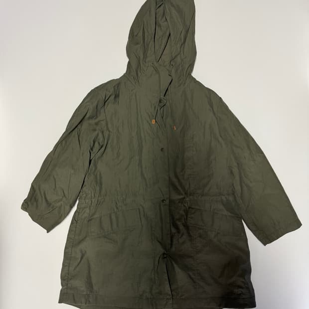 여성 밀레 나일론 가벼운 방풍 후드 자켓 S