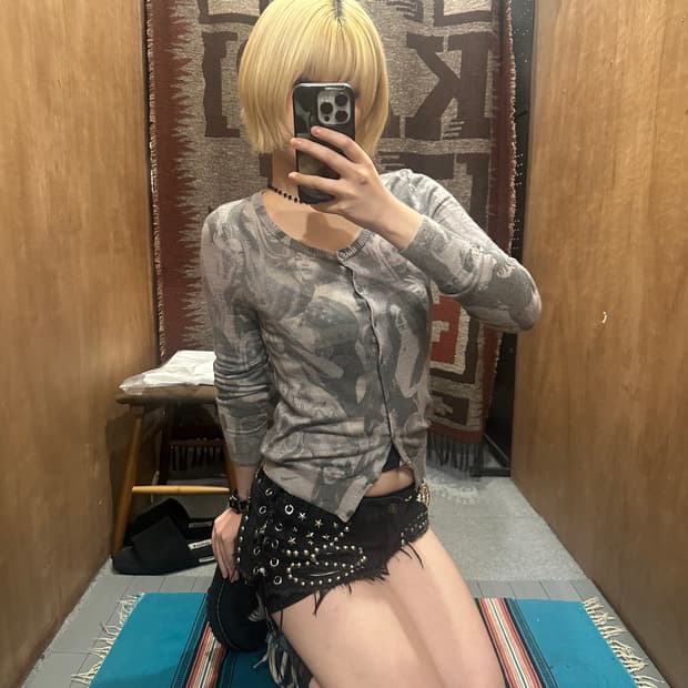 HYSTERIC GLAMOUR Girls PT Wool Cardigan