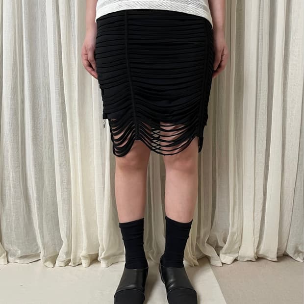 알렉산더왕 케이지 스트랩 스커트 alexander wang