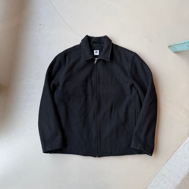 갭 울 블루종 자켓