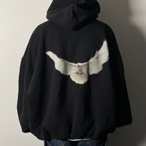 이지갭 발렌시아가 칸예 도브 후드티 (on.598)  