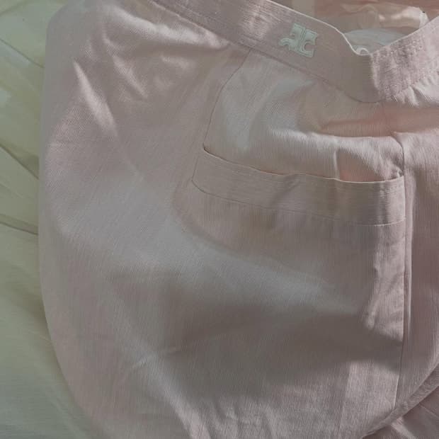 Courrèges baby pink skirt🍓