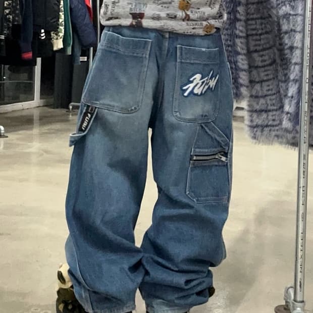 FUBU 루즈핏 데님 진