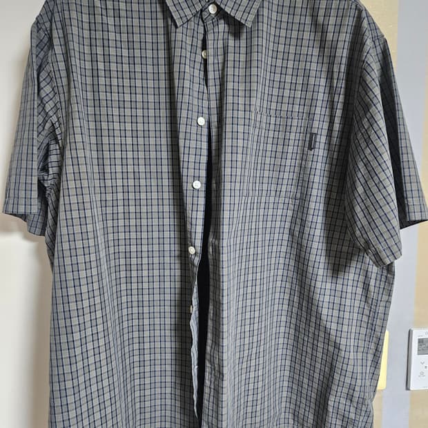 디스이즈네버댓 반팔 체크셔츠 XL