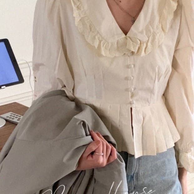 오이니 블라우스 베이지