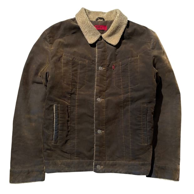 리바이스 레드텝 셰르파 코듀로이 트러커 자켓