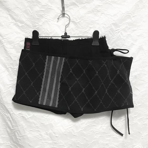 위갱영 wegangyoung 레이어드 랩 스커트 팬츠