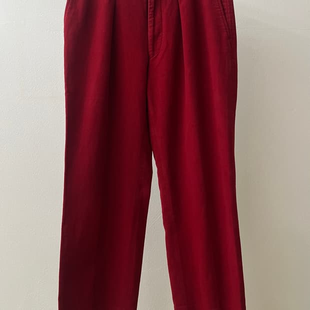 알렉산더 줄리안 빈티지 코튼 핀턱 팬츠