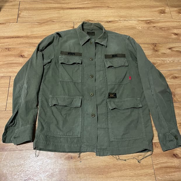 더블탭스 (wtaps) 립스탑 m65 자켓 mike(m사이즈)