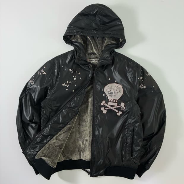 Levi's  리바이스 엔지니어드 진 스컬 페인팅 바람막이 점퍼