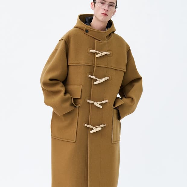 이에이 MAXI DUFFLE COAT Camel 코트