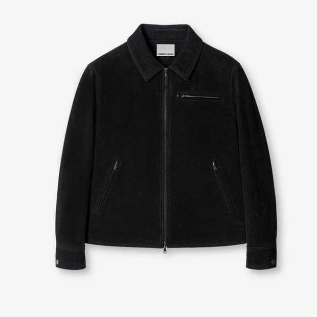 킨록앤더슨 스웨이드 레이서 집업 재킷 s사이즈