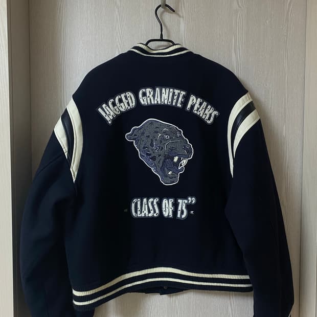 Champion x ZARA 콜라보 바시티 자켓 새상품