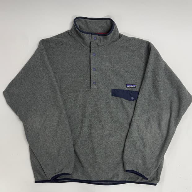빈티지 파타고니아 신칠라 스냅티 그레이 멘즈XL