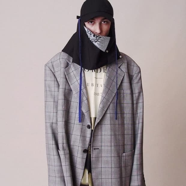 라프시몬스 18ss 블레이저 48사이즈