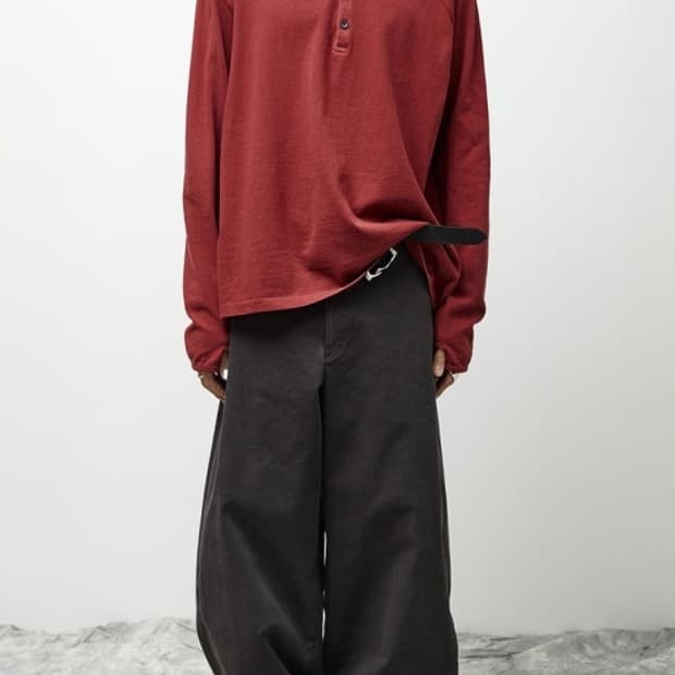 해칭룸 헨리넥 긴팔 레드 3